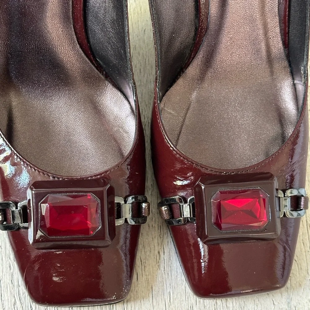 Via Spiga Red Heels Elegant Design